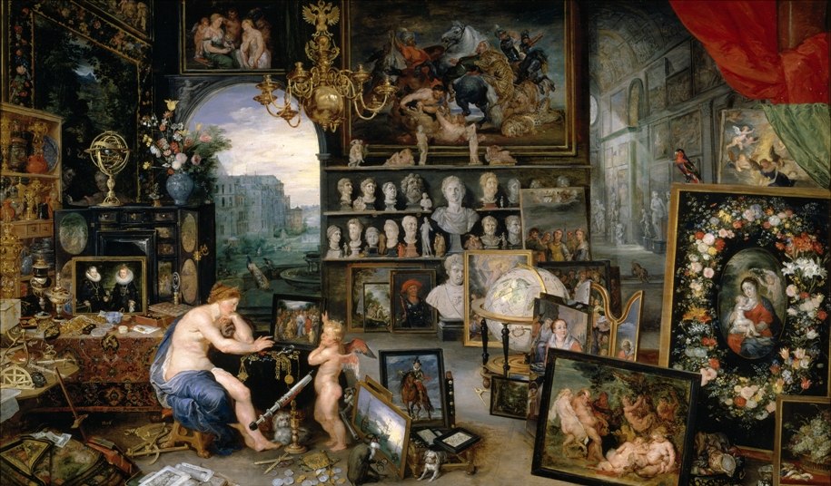 "Alegoria da Visão", Jan Brueghel o Velho e Rubens